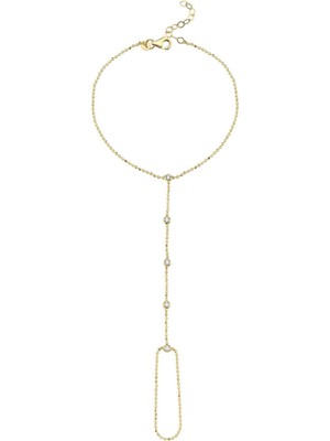 Hamza Yılmaz Jewelry Droplets 14 Ayar Altın Kadın Şahmeran Bileklik