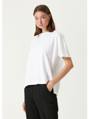 Loewe Beyaz Logo Nakışlı T-Shirt