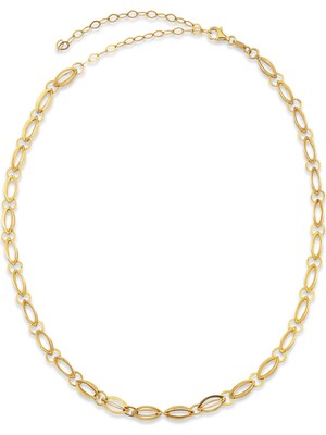 Orena Jewelry Sierra 925 Ayar Gümüş 24 Ayar Altın Kaplama Kadın Kolye