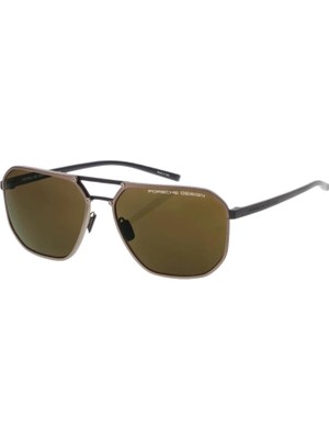 Porsche Design P8971 - D Kahverengi Metal Erkek Güneş Gözlüğü
