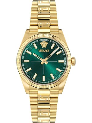 Versace VRSCVE0E01025 Altın Rengi Çelik Kadın Kol Saati