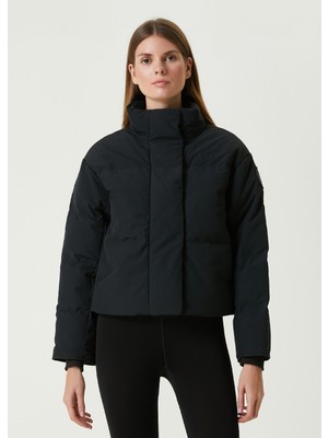 Canada Goose Grandview Siyah Crop Puff Mont