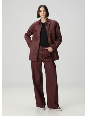 Golden Goose Journey Bordo Dokulu Jean Pantolon