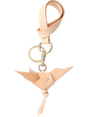 Chivit Kuş Figürlü Naturel Kadın Charm Anahtarlık