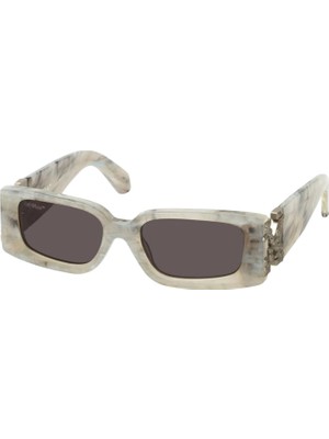 Off-White OERI098 0807 Gri Asetat Unisex Güneş Gözlüğü