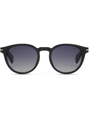 Despada Ds 2374 C1 Oval Siyah Gri Asetat Unisex Güneş Gözlüğü