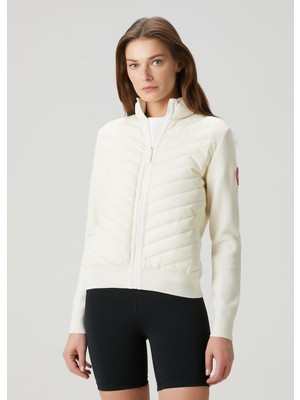 Canada Goose Hybridge Beyaz Yün Ceket