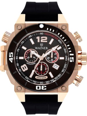 Wainer WA.10920-H Pembe Altın Çelik Kol Saati