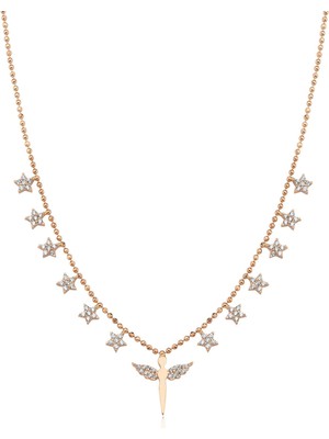 Hamza Yılmaz Jewelry Archangel 14 Ayar Altın Kadın Kolye