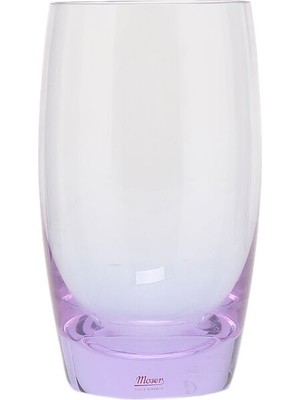 Moser Lila El Yapımı 6lı Kristal Bardak Seti