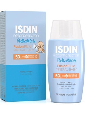 Isdin Fotoprotector Pediatrics Fusion Fluid Mineral Baby SPF50+ Bebek Çocuk Güneş Koruyucu  50 ml
