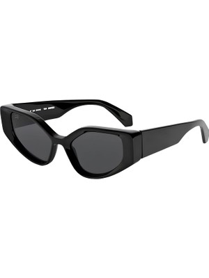Off-White Memphis Oeri 063 Siyah Asetat Unisex Güneş Gözlüğü
