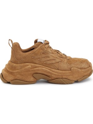 Balenciaga Triple S Sporty Kahverengi Kadın Süet Sneaker