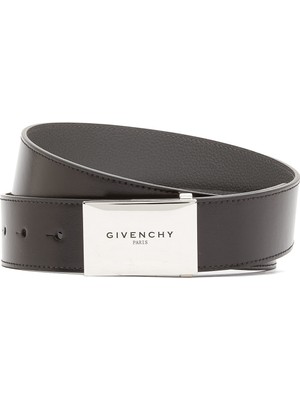 Givenchy Label Çift Taraflı Erkek Deri Kemer