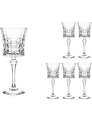 Cristal D'arques Lady Diamond Kristal 6'lı Şeffaf Kadeh