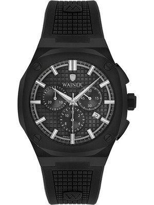 Wainer WA.10200-B Siyah Çelik Erkek Kol Saati