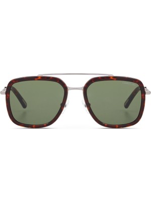 Cerruti 1881 Cr 80027 C2 Geometrik Havana Metal Erkek Güneş Gözlüğü