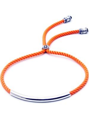 Kayra Khan Pipe Auger Rope Erkek Gümüş Bileklik