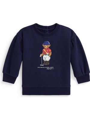 Polo Ralph Lauren Polo Bear Lacivert Kız Bebek Sweatshirt