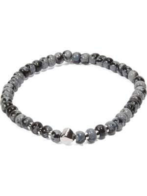 Tateossian Nepal Nugget Siyah Obsidyen Erkek Bileklik