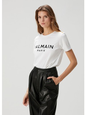 Balmain Beyaz T-Shirt