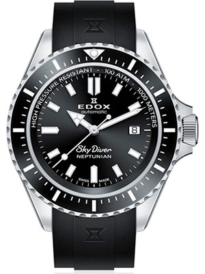 Edox 80120-3NCA-NIN Silikon Erkek Kol Saati