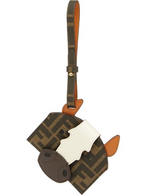Fendi Best Friends Forever Kahverengi Kadın Deri Kartlık