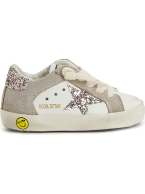 Golden Goose Super Star Çok Renkli Unisex Çocuk Deri Sneaker