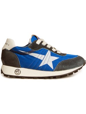 Golden Goose Marathon Mavi Gri Çocuk Sneaker