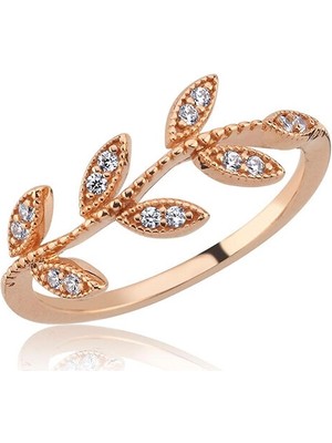 Hamza Yılmaz Jewelry Flora 14 Ayar Rose Altın Kadın Yüzük
