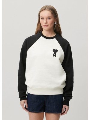 Ami Paris Siyah Beyaz Sweatshirt
