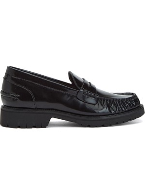 Rag & Bone Corey Siyah Kadın Deri Loafer