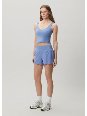 Lululemon Speed Up High-Rise Mavi Şort 4" *mesh Vent