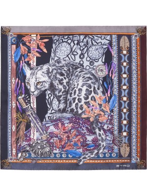 Etro Colorblocked Ipek Poşet Mendil