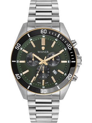 Wainer WA.19540-B Gri Çelik Erkek Kol Saati