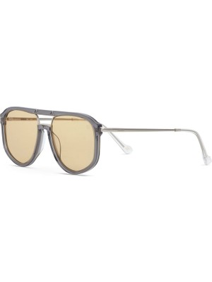 Hermossa Hm 1714 C4 Gri Metal Unisex Güneş Gözlüğü