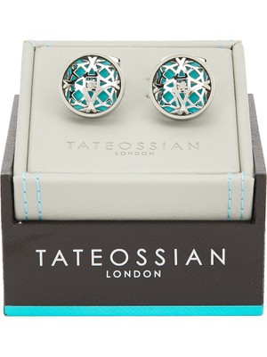 Tateossian Silver Kol Düğmesi