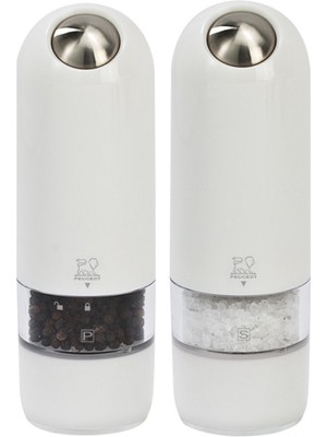 Peugeot Alaska Pilli Karabiber ve Tuz Değirmen Seti 16 cm