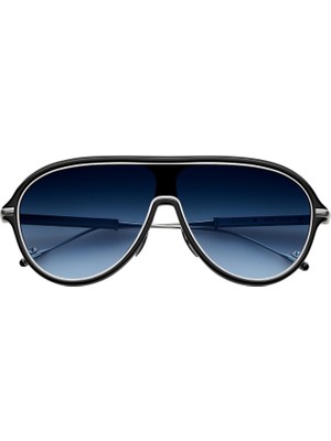 Philippe V N23 Siyah Gümüş Lacivert Unisex Güneş Gözlüğü