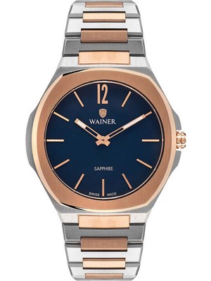 Wainer 10122-D Rose Gold Çelik Erkek Kol Saati