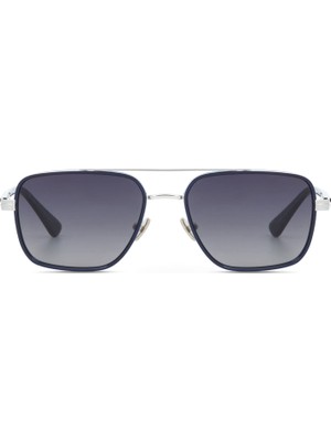 Cerruti 1881 Cr 80090 C3 Gümüş Lacivert Kombine Erkek Güneş Gözlüğü