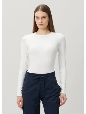 Lululemon Hold Tight Beyaz Uzun Kollu T-Shirt
