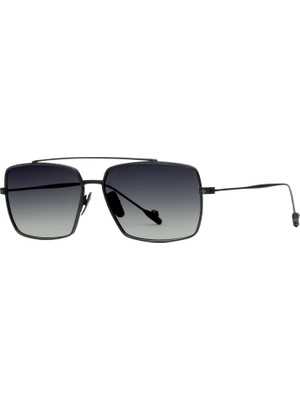 Philippe V N16.1S Mat Siyah Titanyum Unisex Güneş Gözlüğü