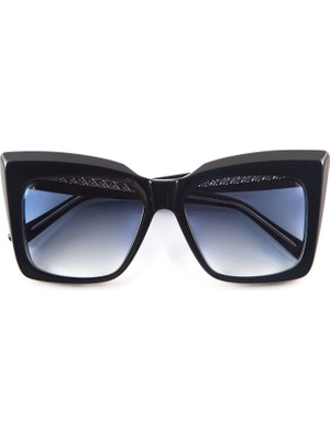 Viveur Eyewear Roma Heritage Collection Siyah Asetat Kadın Güneş Gözlüğü