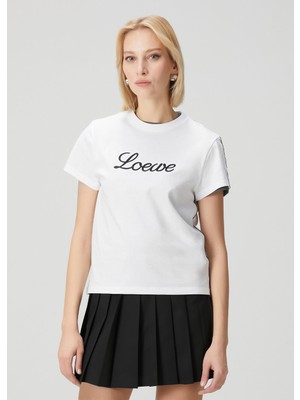 Loewe Beyaz Logolu T-Shirt