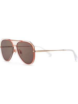 Hermossa Hm 1715 C3 Altın Rengi Metal Unisex Güneş Gözlüğü