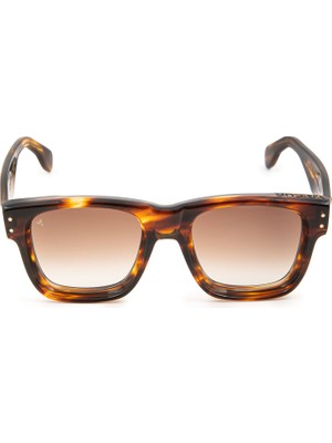 Viveur Eyewear Milano Heritage Collection Açık Kahve Asetat Unisex Güneş Gözlüğü