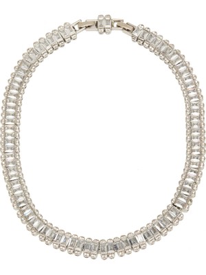  collection silver uzun baget taşlı kadın kolye