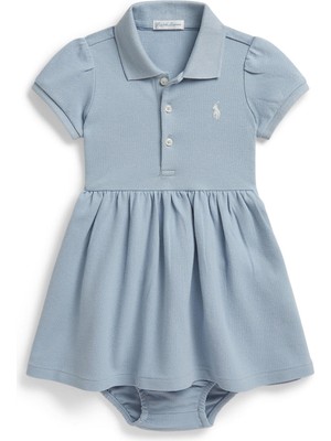 Polo Ralph Lauren Mavi Kız Çocuk Elbise