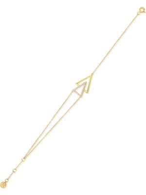 Nayra Jewelry Silhouette 14 Ayar Altın Kadın Bileklik